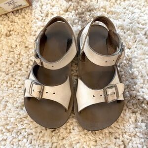 Sun San Salt Water Sandals. White Sandals